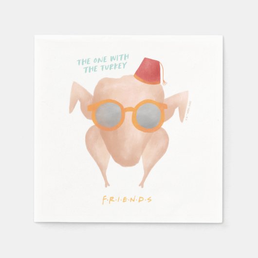 Serviette En Papier FRIENDS™ | Celui avec la dinde (Devant)