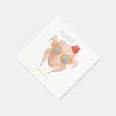 Serviette En Papier FRIENDS™ | Celui avec la dinde (Coin)