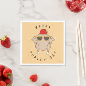 Serviette En Papier FRIENDS™ | Joyeuse fête de la dinde (En situation)