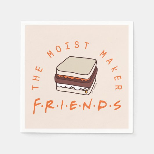 Serviette En Papier FRIENDS™ | Le Moist Maker (Devant)