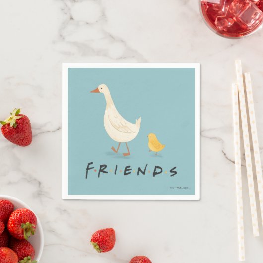 Serviette En Papier FRIENDS™ | The Chick and the Duck (En situation)