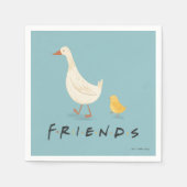 Serviette En Papier FRIENDS™ | The Chick and the Duck (Devant)