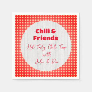Serviette En Papier Friendsgiving Potluck Chili Cook Off Thanksgiving