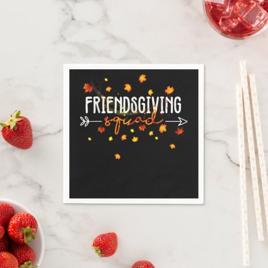 Serviette En Papier Friendsgiving Squad Thanksgiving Friend Friend (En situation)