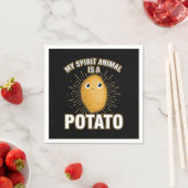 Serviette En Papier Fries Funny Puns Foodies Food Lovers Gift My Spiri (En situation)