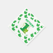 Serviette En Papier Frog 1er fête d'anniversaire (Coin)