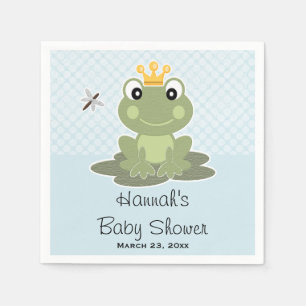 Serviette En Papier Frog Prince Baby Boy Douche