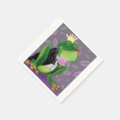 Serviette En Papier Frog Prince - Baiser - Drôle (Coin)