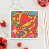 Serviette En Papier Frogger (En situation)