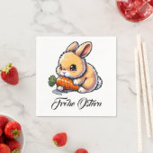 Serviette En Papier Frohe Ostern (En situation)