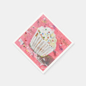 Serviette En Papier Froid de vanille (Coin)