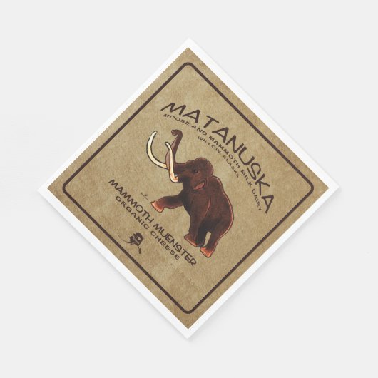 Serviette En Papier Fromage de menster Matanuska Mammoth (Coin)