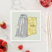 Serviette En Papier Fromage et fromage amusant (En situation)