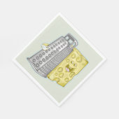 Serviette En Papier Fromage et fromage amusant (Coin)