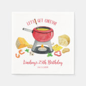 Serviette En Papier Fromage Fondue Party (Devant)
