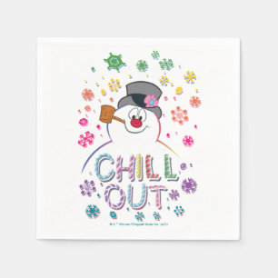 Serviette En Papier Frosty the Snowman™ Couleurs arc-en-ciel "Refr