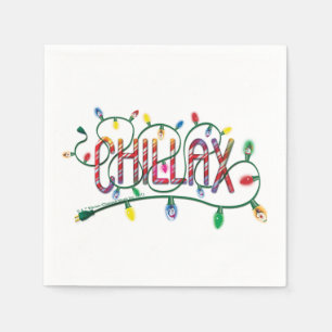 Serviette En Papier Frosty the Snowman™ Lumières de vacances "Chi