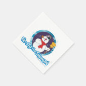 Serviette En Papier Frosty the Snowman™ | Portrait magique Frosty (Coin)