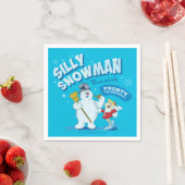Serviette En Papier Frosty the Snowman™ | "Silly Snowman" (En situation)