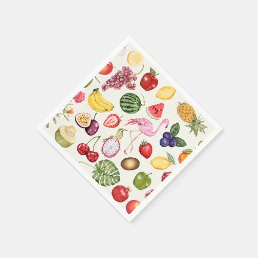 Serviette En Papier Fruit (Coin)