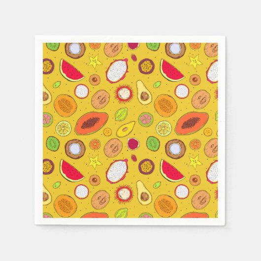 Serviette En Papier Fruit (Devant)