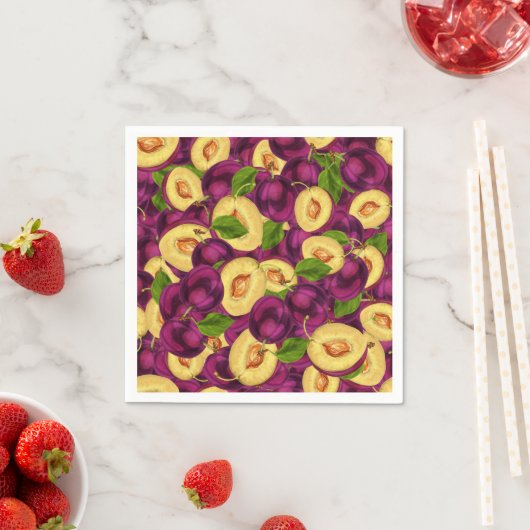 Serviette En Papier Fruit (En situation)