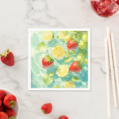 Serviette En Papier Fruit (En situation)