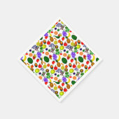 Serviette En Papier Fruit à main Motif Medley (Coin)