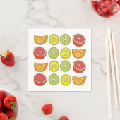 Serviette En Papier Fruit aux agrumes (En situation)