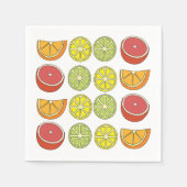 Serviette En Papier Fruit aux agrumes (Devant)