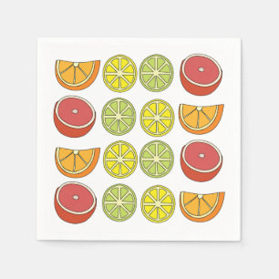 Serviette En Papier Fruit aux agrumes