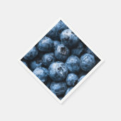 Serviette En Papier Fruit aux bleuets (Coin)