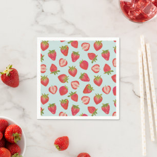 Serviette En Papier Fruit aux fraises