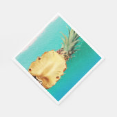 Serviette En Papier Fruit d'ananas tropical d'été Fête d'anniversaire (Coin)