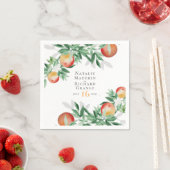 Serviette En Papier Fruit de verger d'été (En situation)