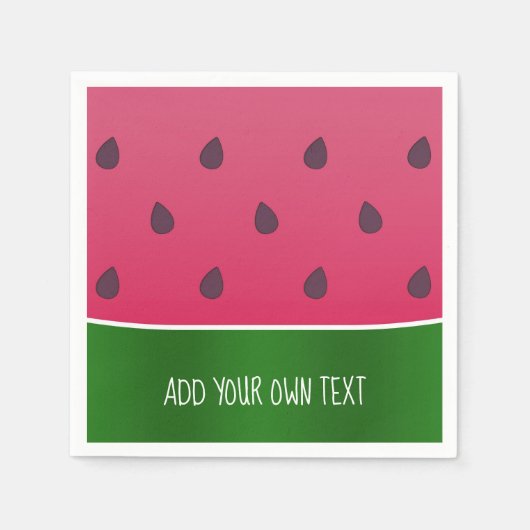 Serviette En Papier Fruit d'eau douce Tendy Bold (Devant)