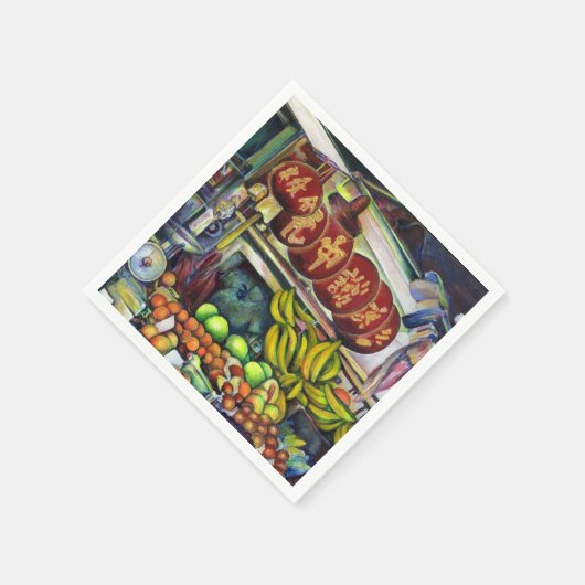 Serviette En Papier Fruit frais avec Francis (Coin)