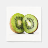 Serviette En Papier Fruit kiwi vert (Devant)