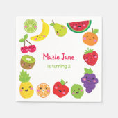 Serviette En Papier fruit sucré (Devant)
