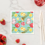 Serviette En Papier Fruit tropical (En situation)