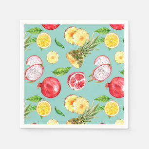 Serviette En Papier Fruit tropical