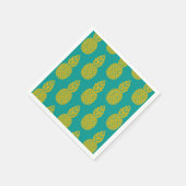 Serviette En Papier Fruit tropical ananas (Coin)