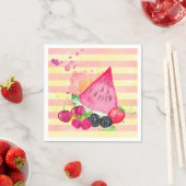 Serviette En Papier Fruité (En situation)