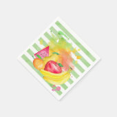 Serviette En Papier Fruité (Coin)