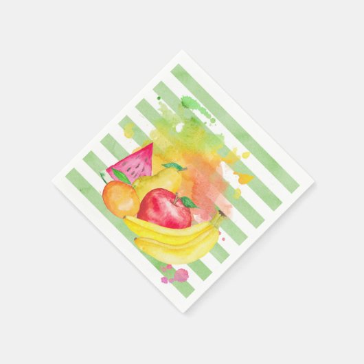 Serviette En Papier Fruité (Coin)