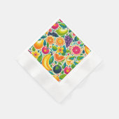Serviette En Papier Fruits colorés (Coin)