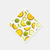 Serviette En Papier Fruits d'agrumes frais (Coin)