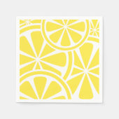 Serviette En Papier Fruits d'été Jaune Fruit Party Napkin (Devant)