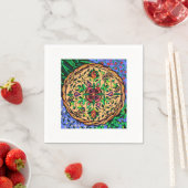 Serviette En Papier Fruits d'Israël serviettes (En situation)