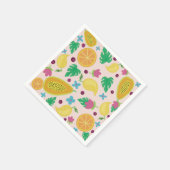 Serviette En Papier fruits et fleurs (Coin)